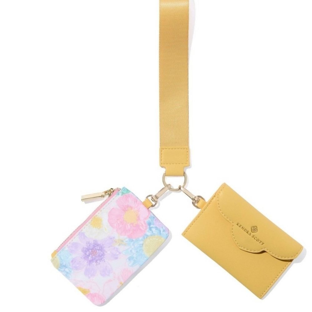 Kendra Scott Floal Dual Wallet Keychain